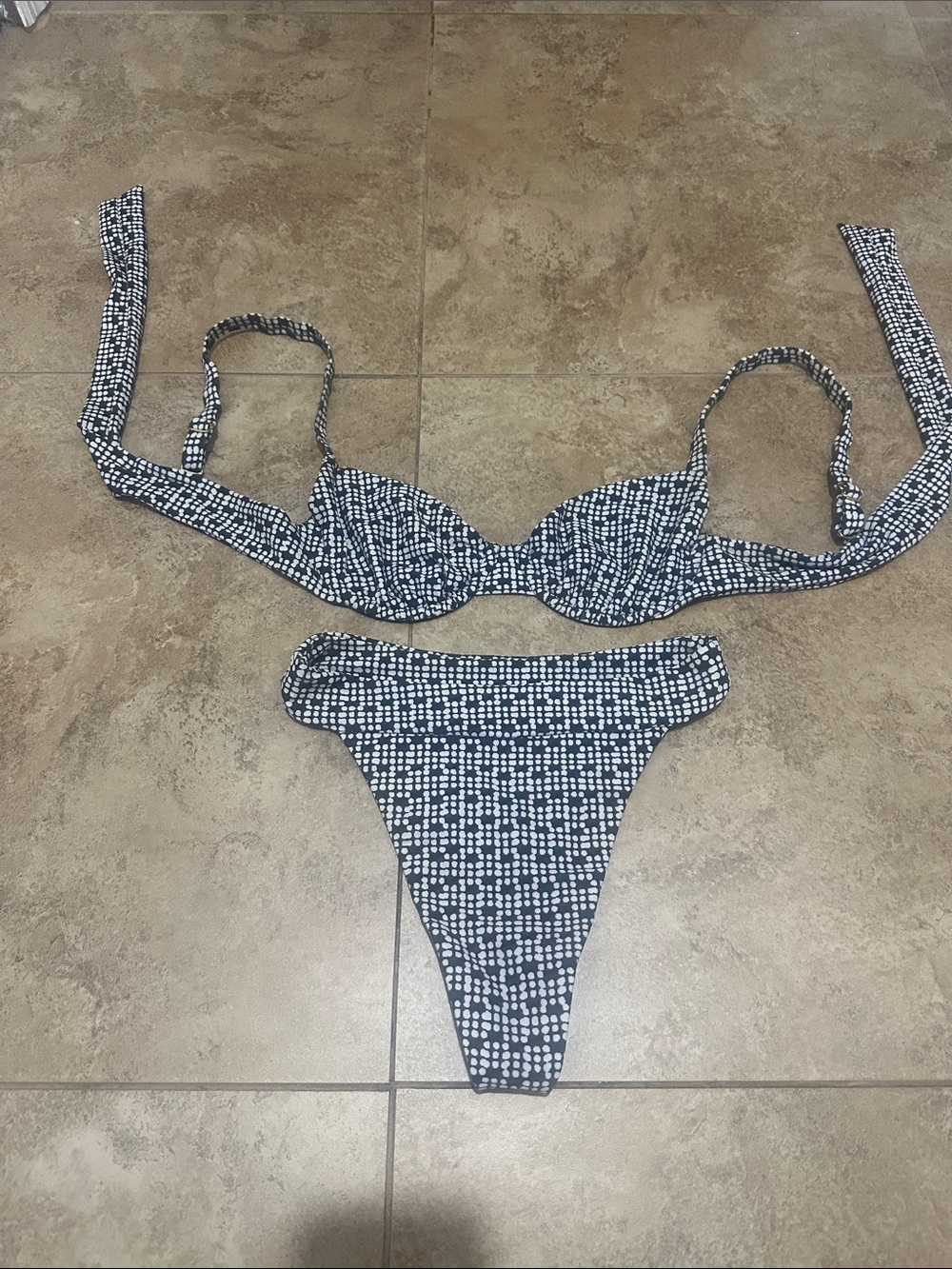 Skatie Beverly Hills Print Two-Piece Bikini Set